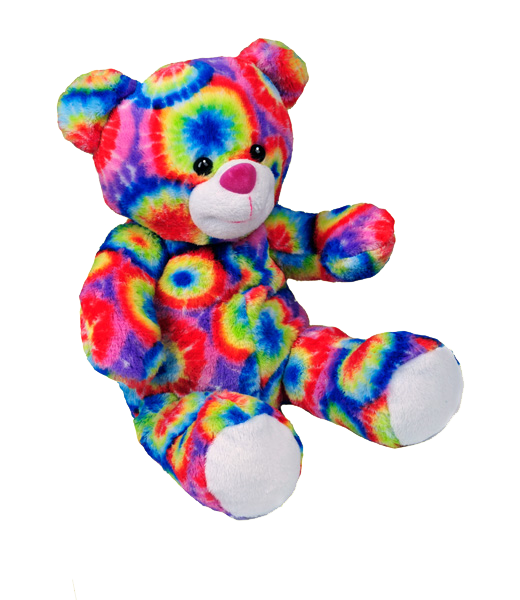 Multi colored teddy hot sale bear