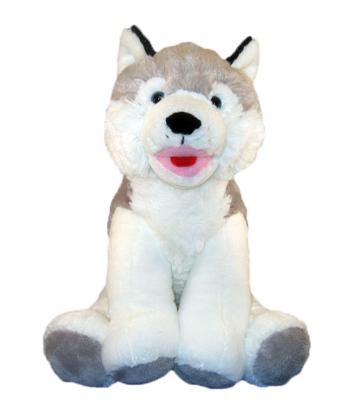 Wolf Husky  Stuff your own teddy bear kit 