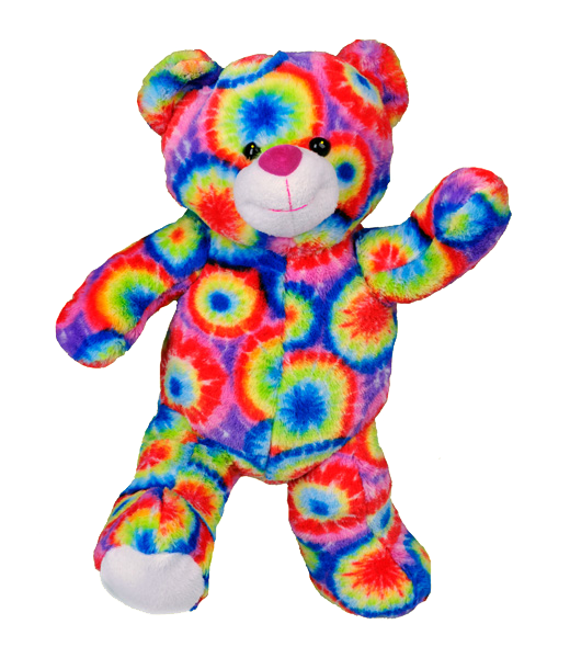 Multi colored teddy bear Stuff your own teddy bear kit 